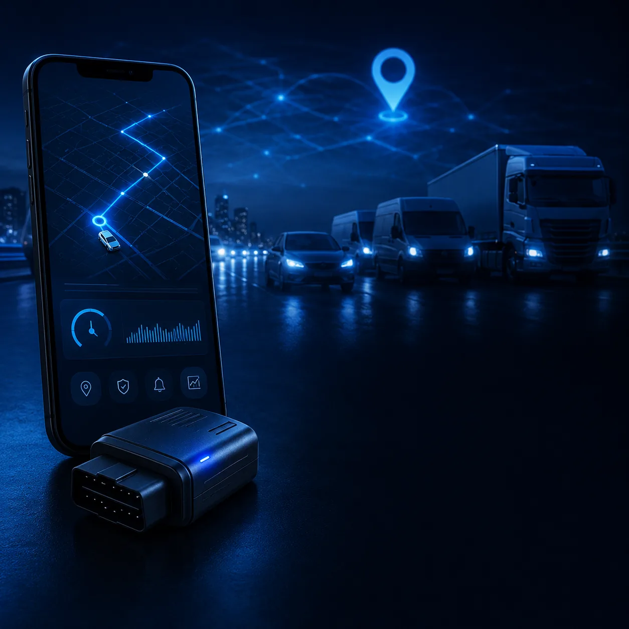 Rastreamento veicular com aplicativo, dispositivo e veículos conectados